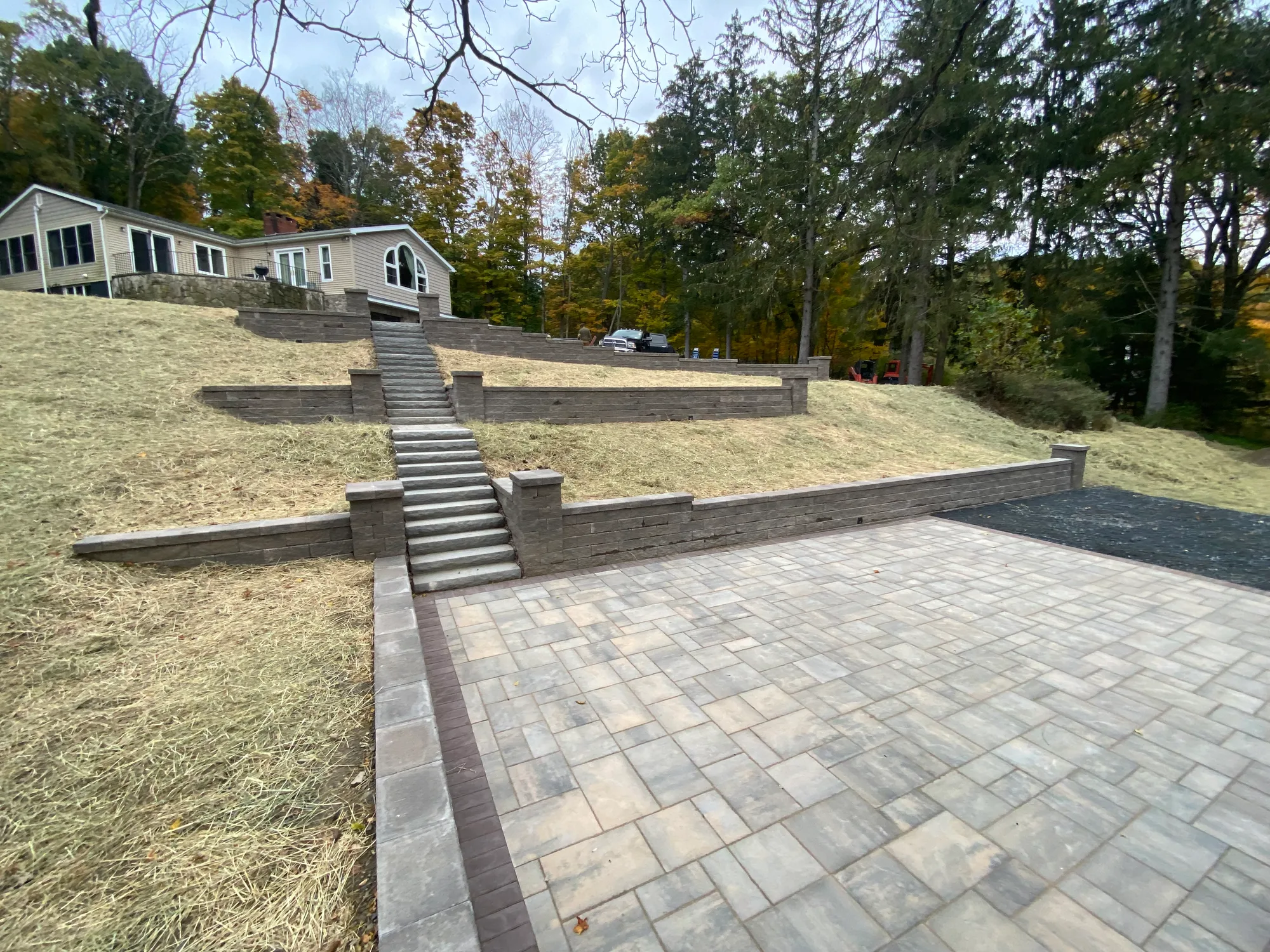 Patio and Stairs